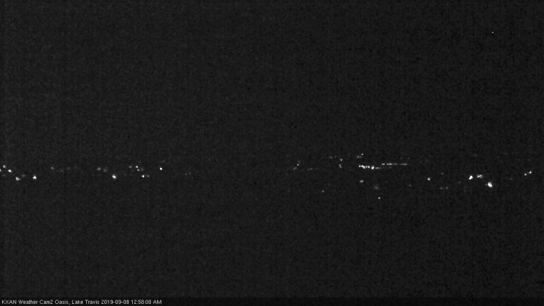 Lake Travis webcam, September 7, 2019 12:00 AM CT