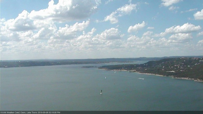 Lake Travis webcam, September 8, 2019 2:20 PM CT