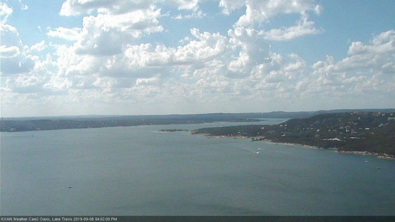 Lake Travis webcam, September 8, 2019 3:05 PM CT