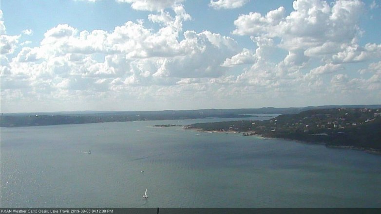 Lake Travis webcam, September 8, 2019 3:15 PM CT