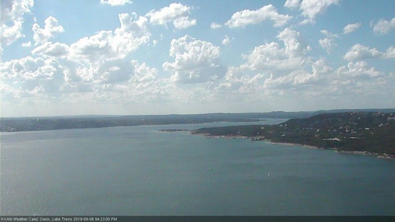 Lake Travis webcam, September 8, 2019 3:25 PM CT