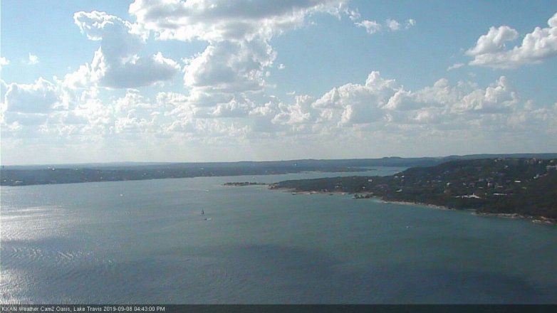 Lake Travis webcam, September 8, 2019 3:45 PM CT