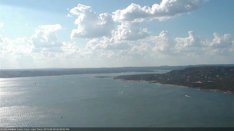 Lake Travis webcam, September 8, 2019 3:50 PM CT