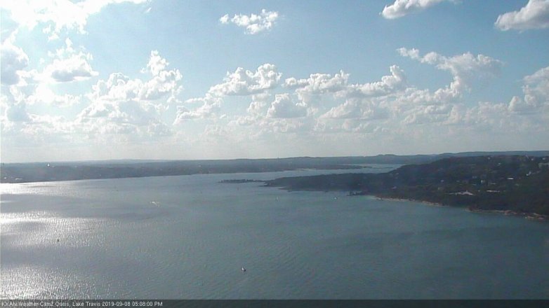 Lake Travis webcam, September 8, 2019 4:10 PM CT