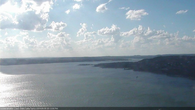 Lake Travis webcam, September 8, 2019 4:15 PM CT