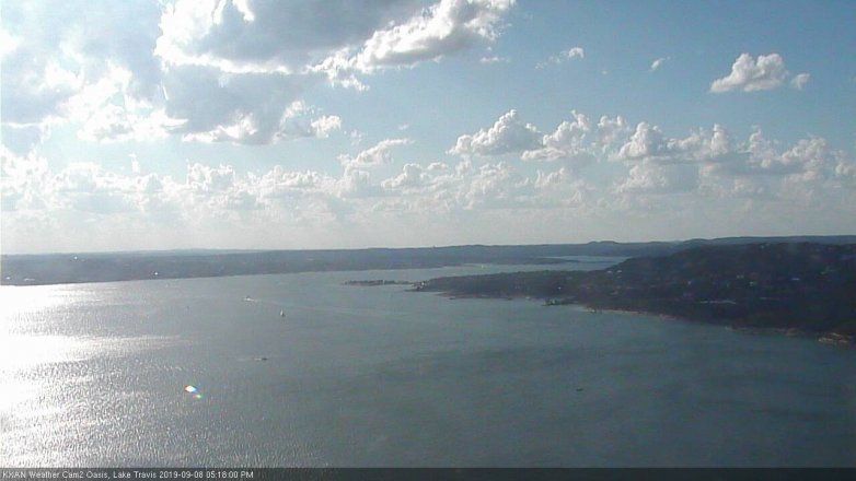 Lake Travis webcam, September 8, 2019 4:20 PM CT