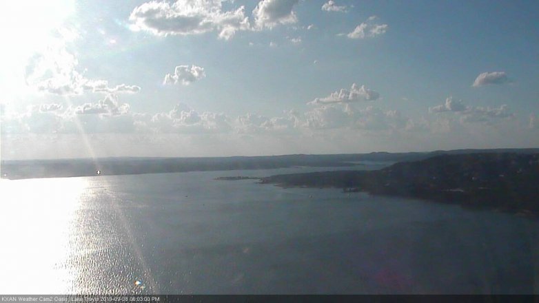 Lake Travis webcam, September 8, 2019 5:05 PM CT