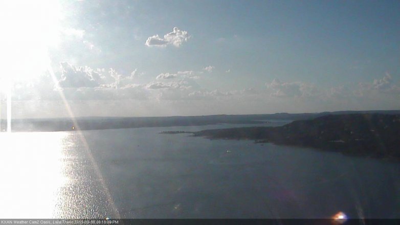 Lake Travis webcam, September 8, 2019 5:20 PM CT