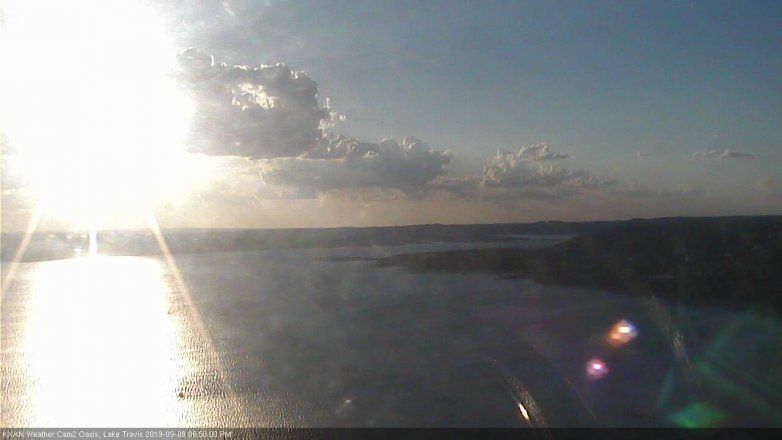 Lake Travis webcam, September 8, 2019 6:00 PM CT