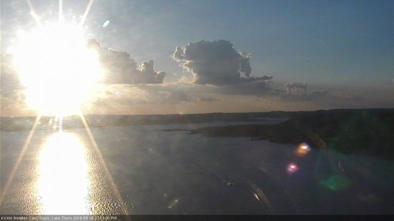 Lake Travis webcam, September 8, 2019 6:15 PM CT