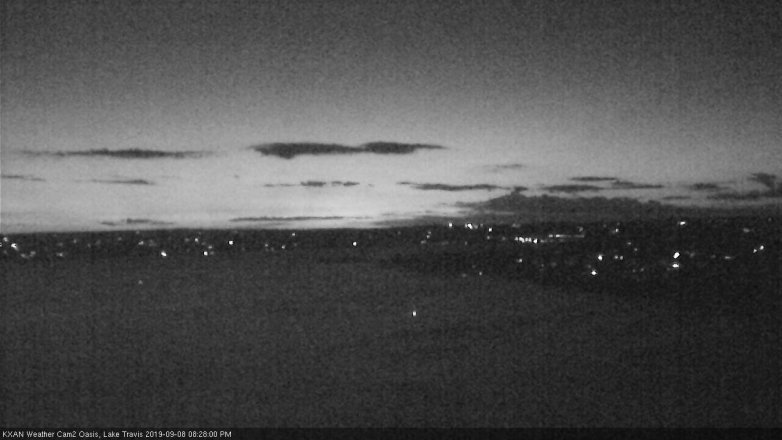 Lake Travis webcam, September 8, 2019 7:30 PM CT
