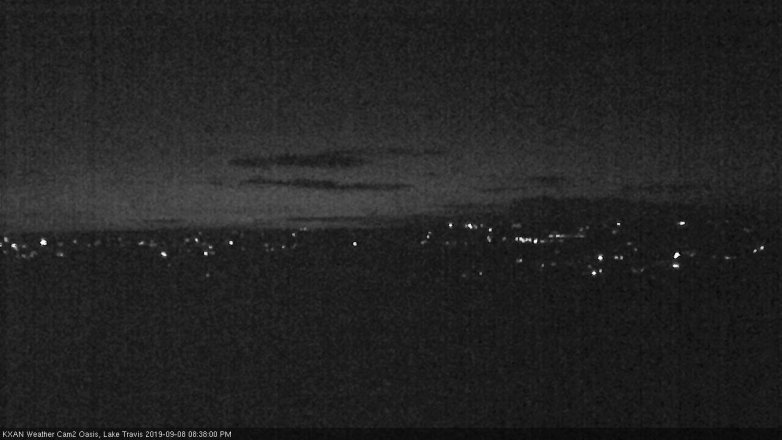 Lake Travis webcam, September 8, 2019 7:40 PM CT