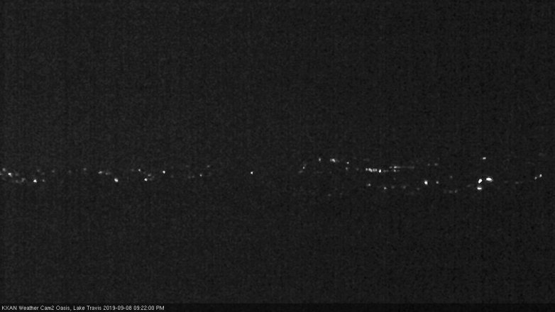 Lake Travis webcam, September 8, 2019 8:25 PM CT