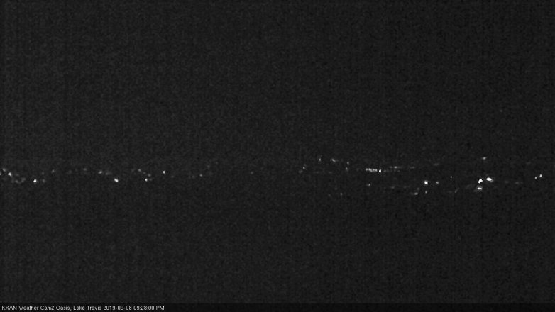 Lake Travis webcam, September 8, 2019 8:30 PM CT