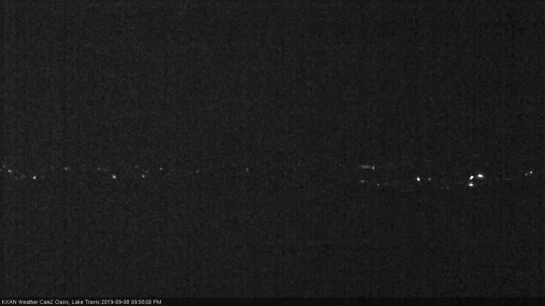 Lake Travis webcam, September 8, 2019 9:00 PM CT