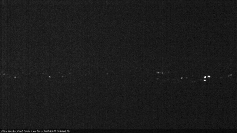 Lake Travis webcam, September 8, 2019 9:10 PM CT