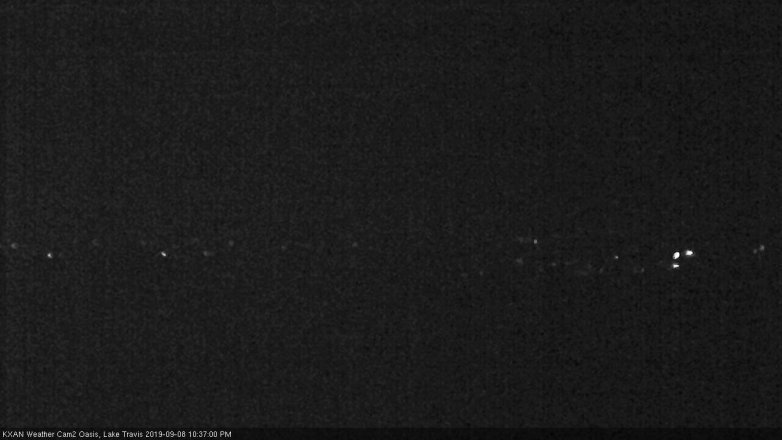 Lake Travis webcam, September 8, 2019 9:40 PM CT