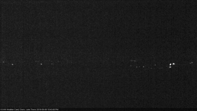 Lake Travis webcam, September 8, 2019 9:45 PM CT