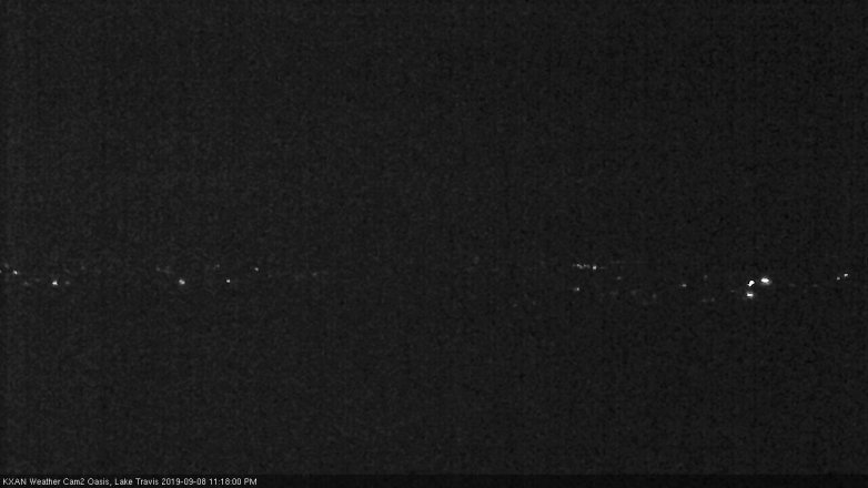 Lake Travis webcam, September 8, 2019 10:20 PM CT