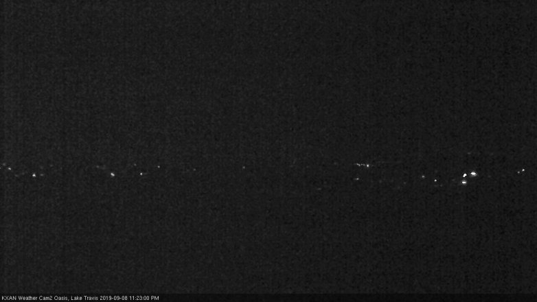 Lake Travis webcam, September 8, 2019 10:25 PM CT