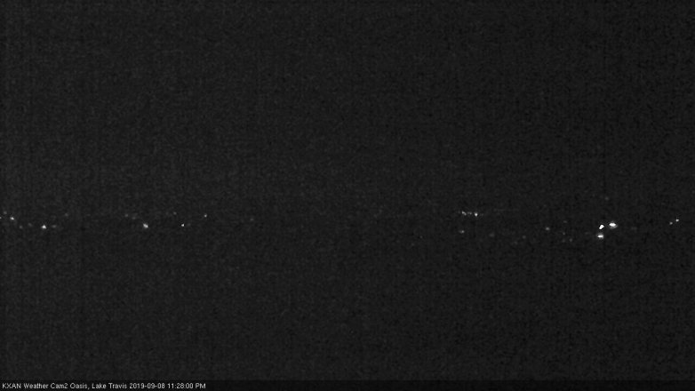 Lake Travis webcam, September 8, 2019 10:30 PM CT