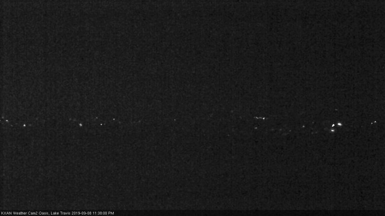 Lake Travis webcam, September 8, 2019 10:40 PM CT