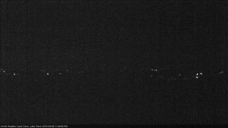 Lake Travis webcam, September 8, 2019 10:50 PM CT