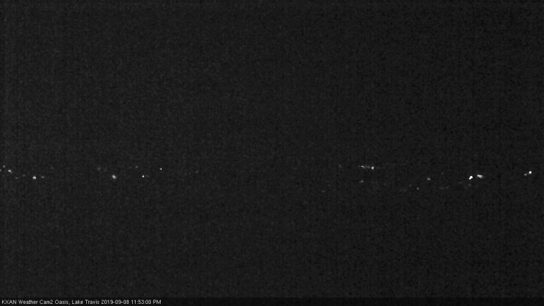 Lake Travis webcam, September 8, 2019 10:55 PM CT