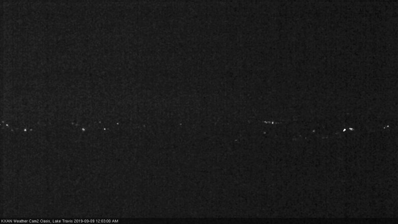 Lake Travis webcam, September 8, 2019 11:05 PM CT