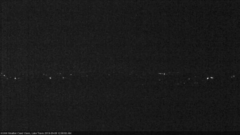 Lake Travis webcam, September 8, 2019 11:10 PM CT