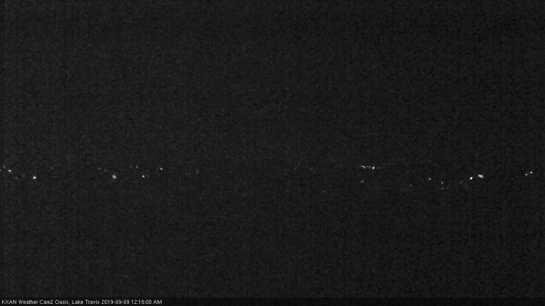 Lake Travis webcam, September 8, 2019 11:20 PM CT