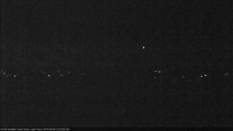 Lake Travis webcam, September 8, 2019 11:25 PM CT
