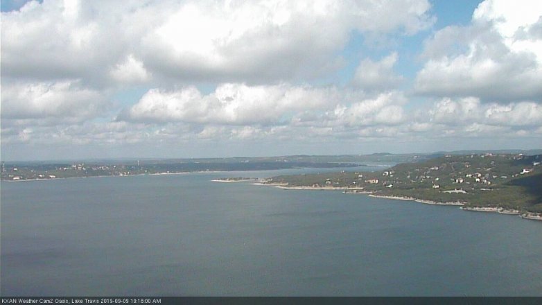 Lake Travis webcam, September 9, 2019 9:20 AM CT