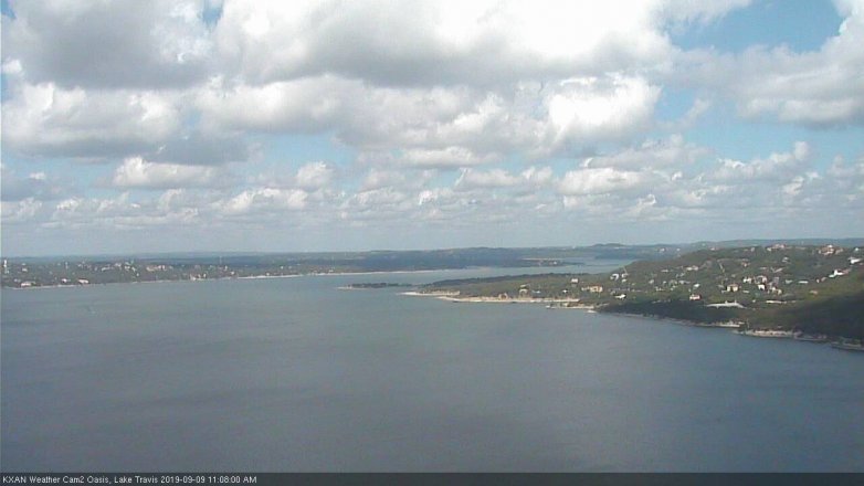 Lake Travis webcam, September 9, 2019 10:10 AM CT
