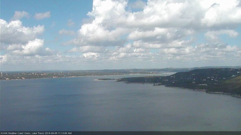 Lake Travis webcam, September 9, 2019 10:15 AM CT