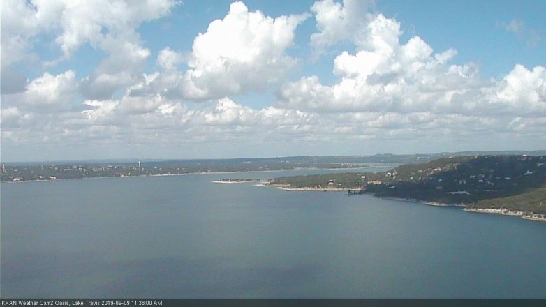 Lake Travis webcam, September 9, 2019 10:40 AM CT