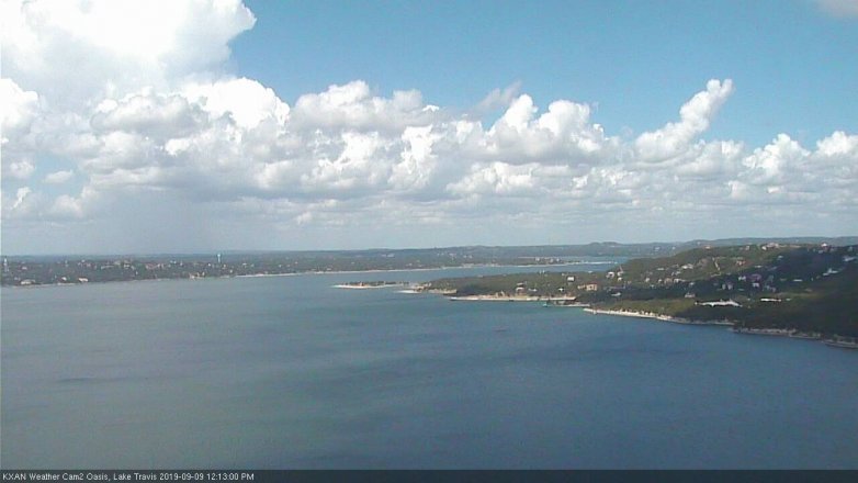 Lake Travis webcam, September 9, 2019 11:15 AM CT