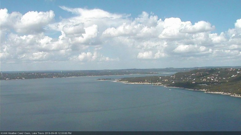 Lake Travis webcam, September 9, 2019 11:35 AM CT
