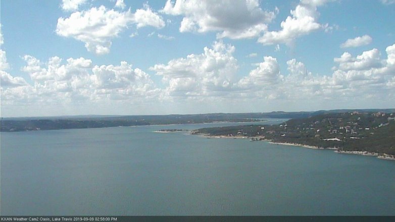 Lake Travis webcam, September 9, 2019 2:00 PM CT