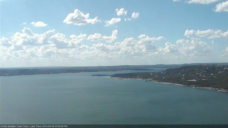 Lake Travis webcam, September 9, 2019 3:00 PM CT