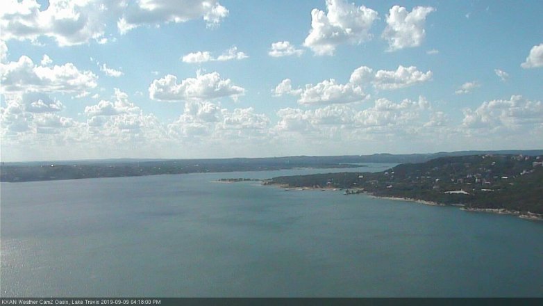 Lake Travis webcam, September 9, 2019 3:20 PM CT