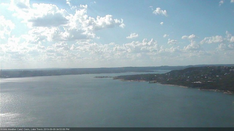 Lake Travis webcam, September 9, 2019 3:55 PM CT