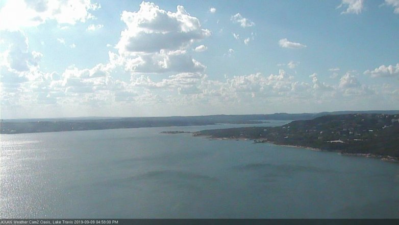 Lake Travis webcam, September 9, 2019 4:00 PM CT