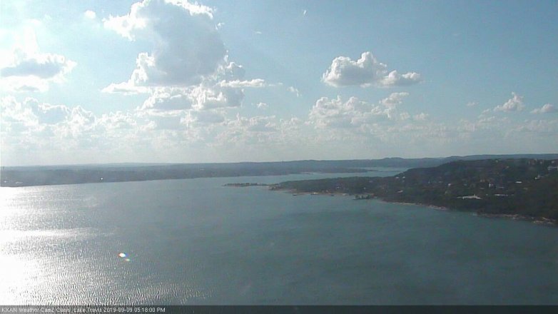 Lake Travis webcam, September 9, 2019 4:20 PM CT