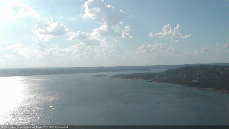 Lake Travis webcam, September 9, 2019 4:25 PM CT