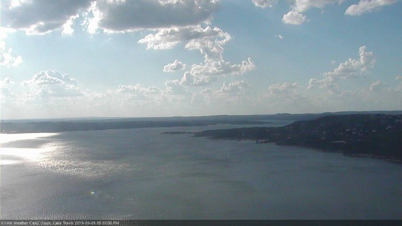 Lake Travis webcam, September 9, 2019 4:35 PM CT
