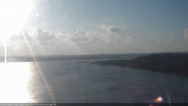 Lake Travis webcam, September 9, 2019 5:25 PM CT