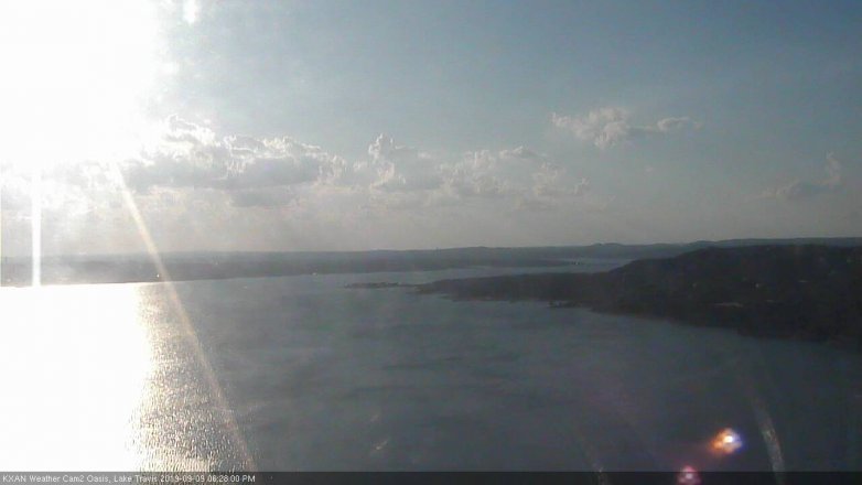 Lake Travis webcam, September 9, 2019 5:30 PM CT