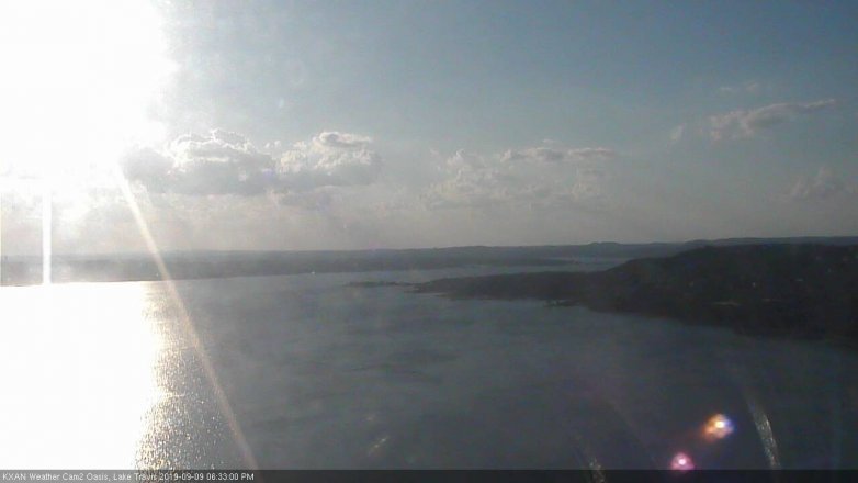 Lake Travis webcam, September 9, 2019 5:35 PM CT