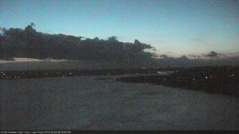 Lake Travis webcam, September 9, 2019 7:20 PM CT